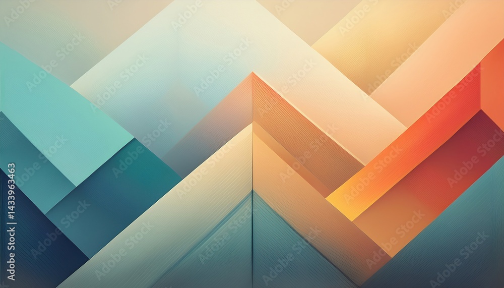 Aufkleber dynamic abstract geometric patterns digital art creative design modern aesthetics close-up view visu