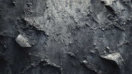 Dusty cracked concrete surface with rough texture. Generative AI