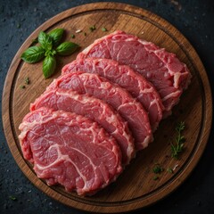 Fototapeta premium raw beef steak
