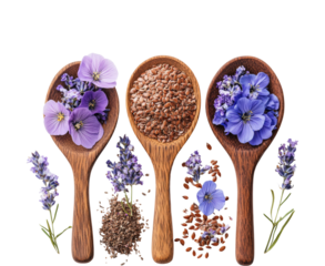 Herbal ingredients arrangement kitchen food natural light isolated on transparent background
