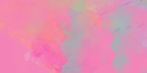 Pink watercolor background for your design. Vibrant paint pattern backdrop. Painted artistic creation. Wall art. Watercolor abstract wet hand drawn colorful watercolor background  .