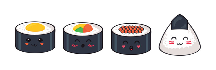 Set Sushi Cute
