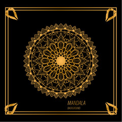 luxury mandala decorative and modern mandala design element.