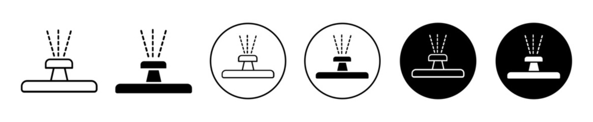 Irrigation icons. minimal vector symbol