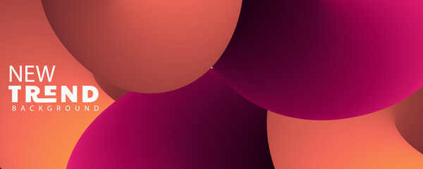 abstract gradient background, Abstract orange and red gradient geometric shape circle background. Modern futuristic background. Can be use for landing page, book covers, brochures, flyers, magazines