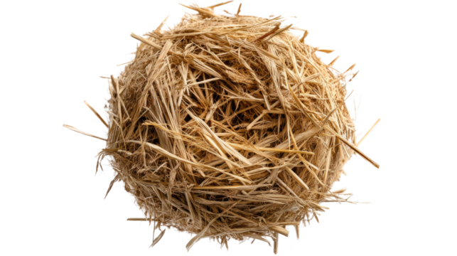 Golden Hay Bale: A close-up shot of a golden hay bale, a quintessential symbol of agriculture and rural life.
