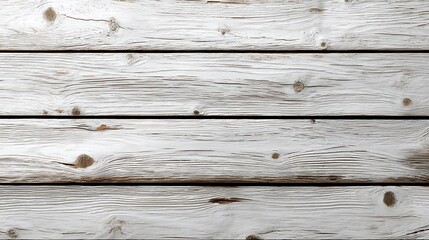 Obraz premium Rustic white wood plank surface for product mockup studio background clean minimal environment