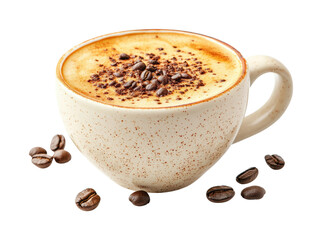 Savoring coffee delight kitchen food warm atmosphere flavor isolated on transparent background