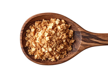 Cooking with spice ground cashew nut flavor enhancements in recipes isolated on transparent background