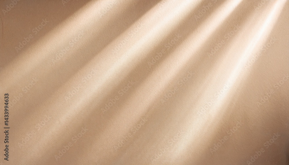 Poster illuminating rays of light streaming through a soft beige background abstract photography tranquil e