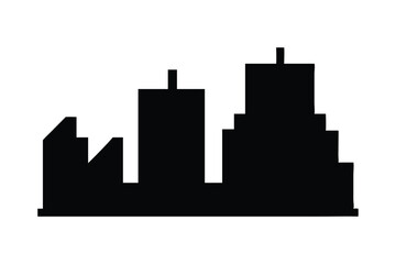 Urban City Skyline Silhouette