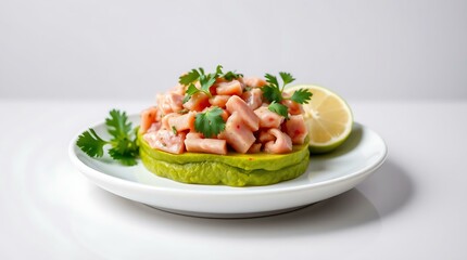 Causa Lime&ntilde;a with Tuna and Avocado Layers