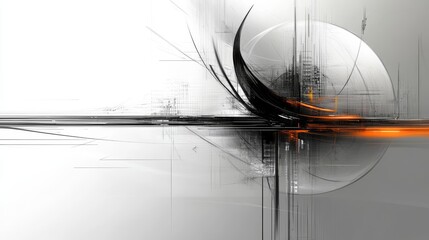 Dynamic Interplay of Geometric Forms and Radiant Illumination in Abstract Design