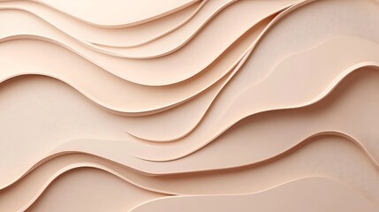 Obraz premium Beige Abstract Wave Background. (9)