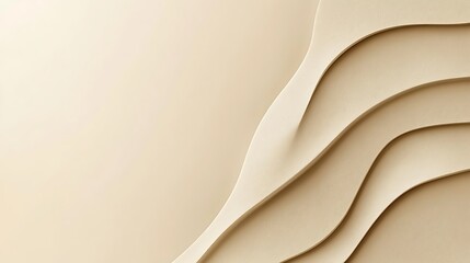 Obraz premium Beige Abstract Wave Background. (10)