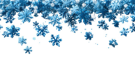 blue snowflake background