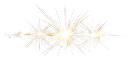 Obraz premium golden star on black background