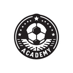 soccer vector silhouette clip art logo design illustration