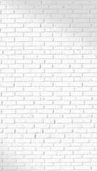 White brick wall texture background with space for text. White bricks wallpaper. Home interior decoration. Architecture concept. White tone