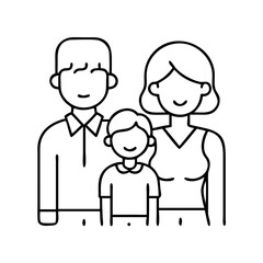 family icon icon, family icon vector illustration-simple illustration of family icon, perfect for family icon logos and icons