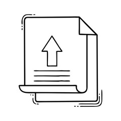 file upload icon, file upload vector illustration-simple illustration of file upload, perfect for file upload logos and icons