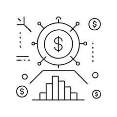 finance logo icon, finance logo vector illustration-simple illustration of finance logo, perfect for finance logo logos and icons