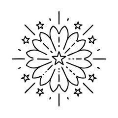 firework icon icon, firework icon vector illustration-simple illustration of firework icon, perfect for firework icon logos and icons