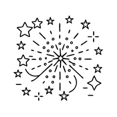 firework icon icon, firework icon vector illustration-simple illustration of firework icon, perfect for firework icon logos and icons