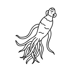 ginseng Copy icon, ginseng Copy vector illustration-simple illustration of ginseng Copy, perfect for ginseng Copy logos and icons