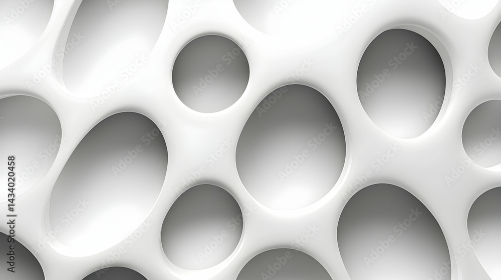 Poster abstract halftone pattern with black and white gradient