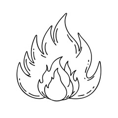 glossy burning fire icon, glossy burning fire vector illustration-simple illustration of glossy burning fire, perfect for glossy burning fire logos and icons