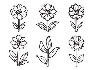 Hand drawn banana flower sketch in minimalist vector design