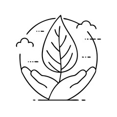 green leaf ecology icon, green leaf ecology vector illustration-simple illustration of green leaf ecology, perfect for green leaf ecology logos and icons