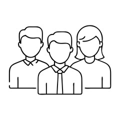 group of people icon, group of people vector illustration-simple illustration of group of people, perfect for group of people logos and icons