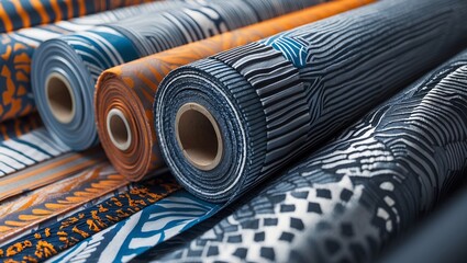 Intricate patterns of advanced industrial textiles