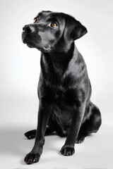 a dog isolate on white background