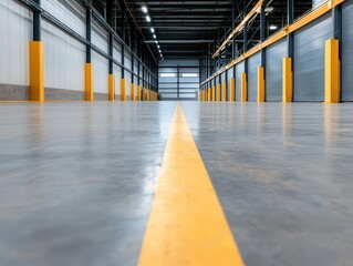 Hightech warehouse with automated energy management systems, Industrial Real Estate  Warehouses  Sustainable Architecture, smart energy solutions