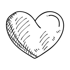 hand drawn heart icon icon, hand drawn heart icon vector illustration-simple illustration of hand drawn heart icon, perfect for hand drawn heart icon logos and icons