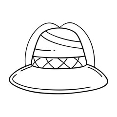 hat icon icon, hat icon vector illustration-simple illustration of hat icon, perfect for hat icon logos and icons