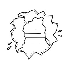 hole in paper icon icon, hole in paper icon vector illustration-simple illustration of hole in paper icon, perfect for hole in paper icon logos and icons