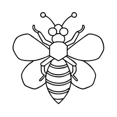honey bee icon icon, honey bee icon vector illustration-simple illustration of honey bee icon, perfect for honey bee icon logos and icons