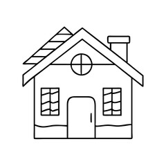 house icon, house vector illustration-simple illustration of house, perfect for house logos and icons