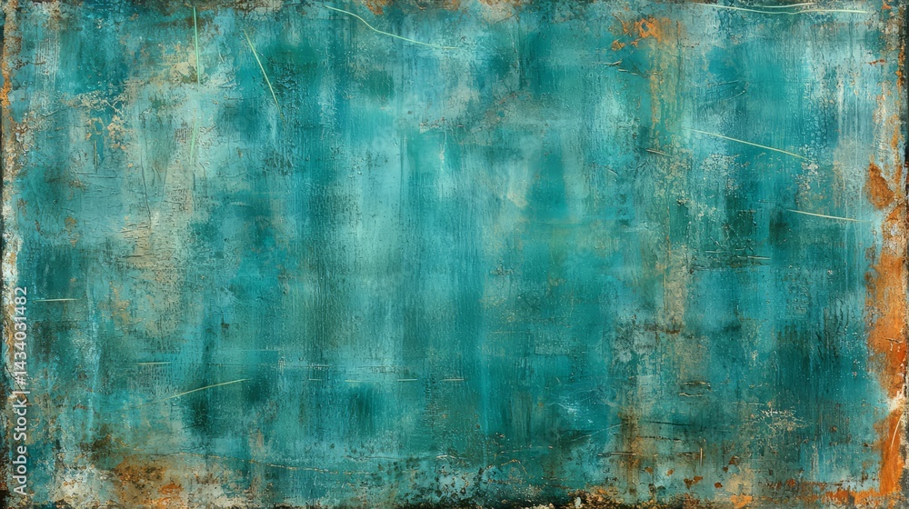 Poster Blue and brown background with a few lines and dots scattered throughout. The blue and brown colors create a sense of depth and contrast, while the lines and dots add texture and visual interest