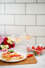 strawberry snack for valentine's day