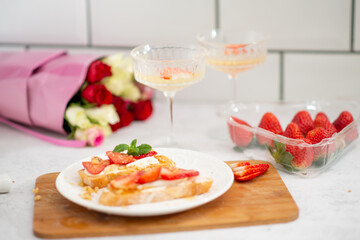 strawberry snack for valentine's day