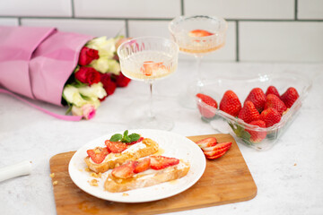 strawberry snack for valentine's day