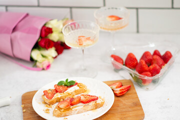 strawberry snack for valentine's day