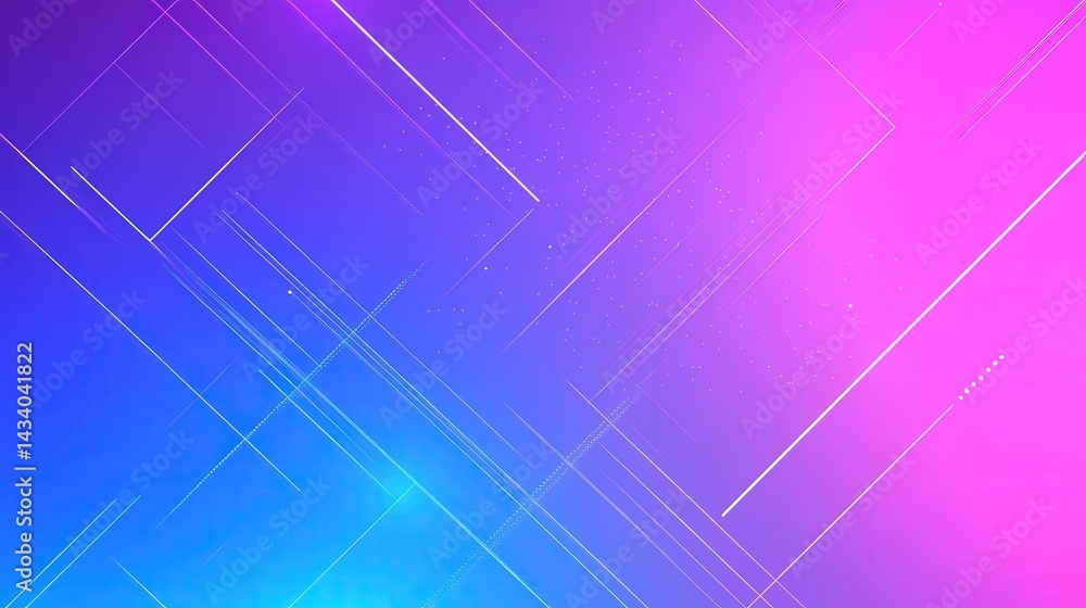 Aufkleber abstract digital design with colorful gradient