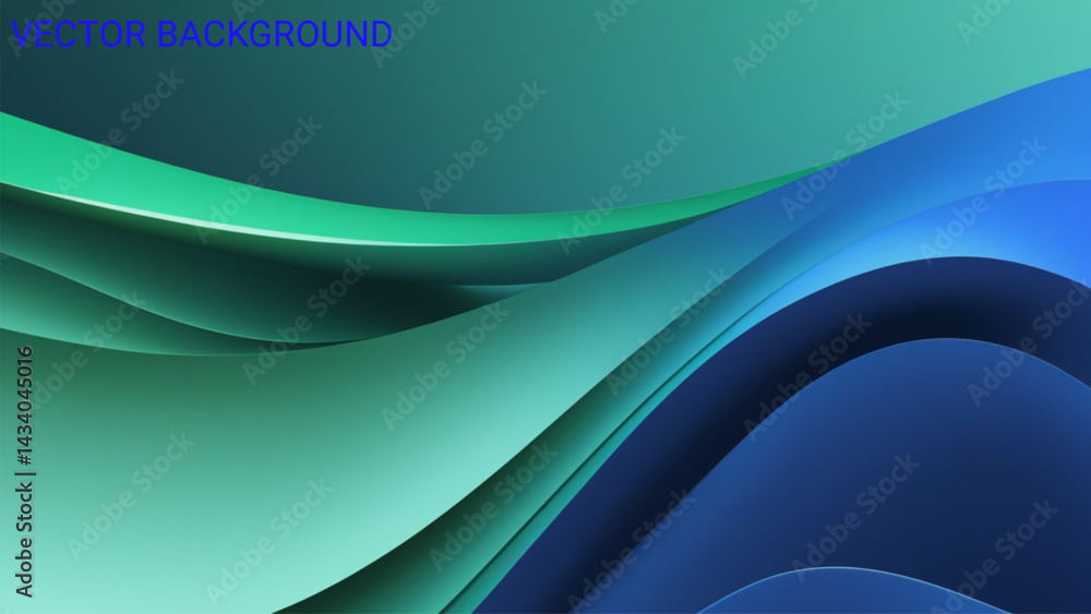 Aufkleber modern background featuring a bold minimalist design with smooth gradients transitioning between eme