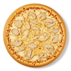 pizza isolated on white background